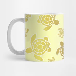 GOLDEN Sea Turtle Love Mug